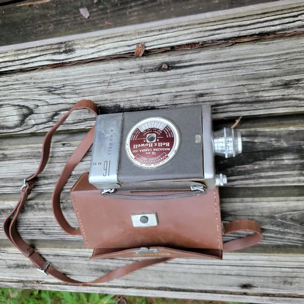 Bell Howell 16mm Magazine Camera Vintage Film Movie Camera with